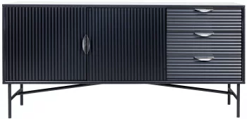 Комод HAINES black 160X40X75 CM