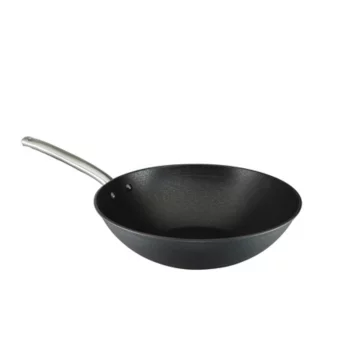 Сковорода Вок (WOK) 30 см h 7,5 см облегченный чугун ИНДУКЦИЯ P.L. Proff Cuisine