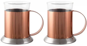 Набор 2 стаканов с подстаканниками La Cafetière 200 ml