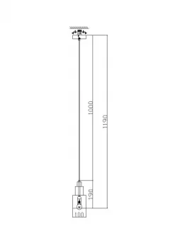 Подвесной светильник Loft Моук 100X119 CM