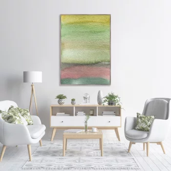 Постер на холсте Layers of a summer landscape 75X105 CM