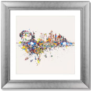 Постер New York an optimistic abstraction 61X61 CM