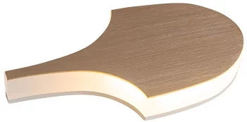 Настенный светильник Serea L золотой 12X4X24 CM