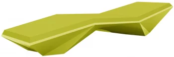 Шезлонг Faz Sun Chaise 204X70X42 CM фисташкового цвета