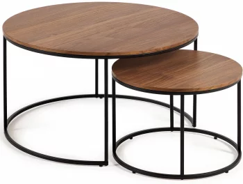 Набор столиков Yoana 80X80X45 / 50X50X34 CM
