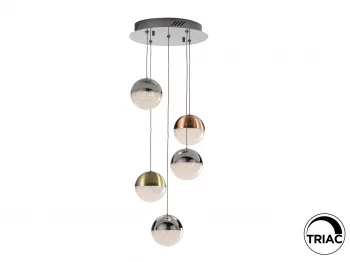 Подвесная люстра Sphere 5L LED 33X90 CM
