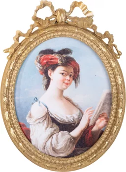 Картина Lady in the Hat 26X35 CM