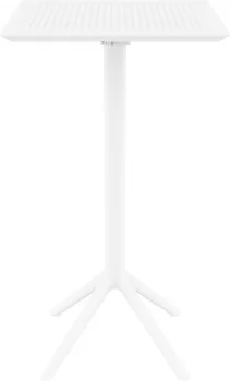 Стол пластиковый барный Sky Folding Bar 60X60X108 CM белый