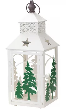 Набор из двух фонарей под свечи Xmas 25X25X67 / 18X18X47 CM