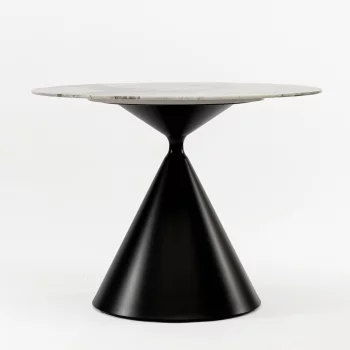 Стол Рейн круглый 98 см столешница стекло 98X98X76 CM