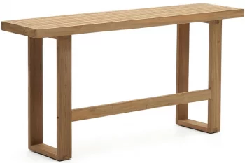 Скамья высокая для барного стола из тика Canadell 130X35X71 CM