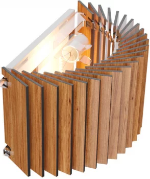Настенный светильник Rotor 26X14 CM дуб