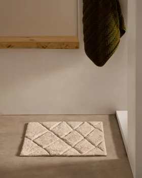 Хлопковый коврик для ванной Nyana белый 50X70 CM