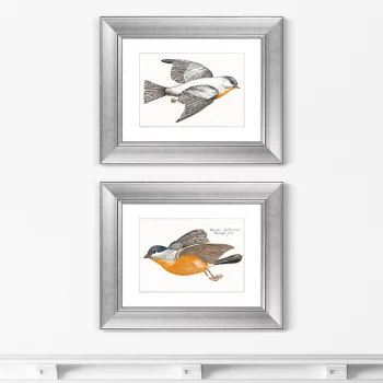 Диптих Gray Fluff Tits 51X41 / 51X41 CM