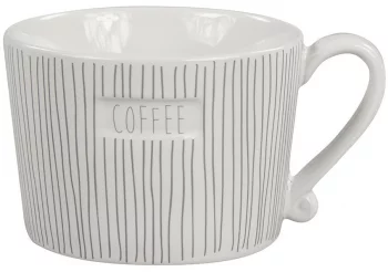 Кружка White Stripes Coffee Grey 300 ml
