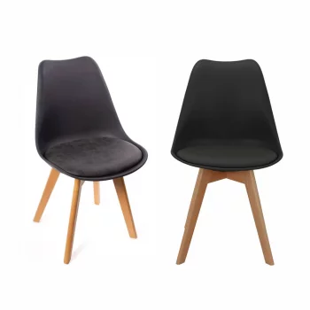 Комплект из 2 стульев Eames Bon чёрный 98X54X84 CM