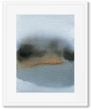 Постер в раме Lakeside late evening 42X52 CM