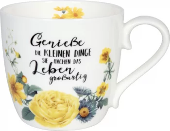 Кружка Gardening Yellow Flowers 425 ml