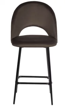Стул полубарный Leo 49X53X99 CM кофейный