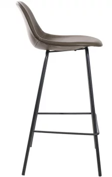 Стул полубарный City 45X48X85 CM коричневый