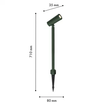Грунтовый светильник Micron