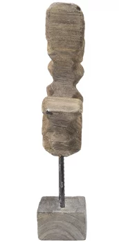 Декоративный элемент из павловнии Lin 35X12X55 CM