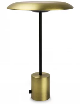 Настольная портативная лампа Hoshi LED 26X26X40 CM Satin gold