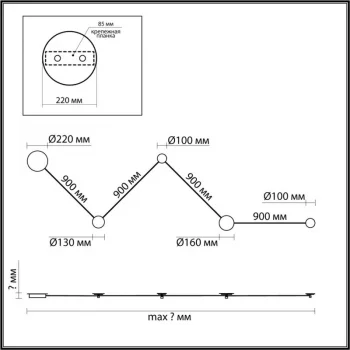 Настенное декоративное освещение Travertino