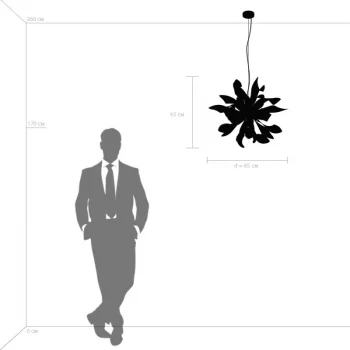 Подвесная люстра Turbio 65X65X70 CM
