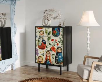 Вертикальный комод с четырьмя ящиками Emerson 80X45X110 CM