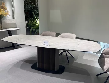 Раскладной овальный стол DAGFINN 150 TL-314 150X99X76 CM