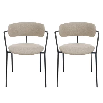 Комплект из 2 стульев Ant букле латте 56X55X75 CM