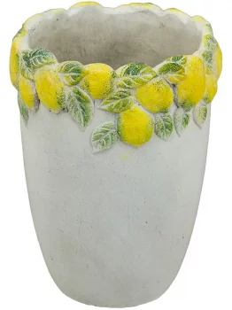 Кашпо с лимонами 17X17X23 CM