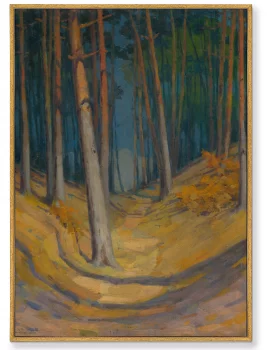 Репродукция картины на холсте Forest 75X105 CM