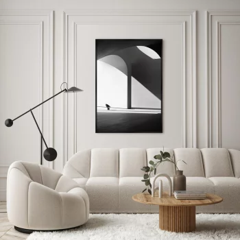 Репродукция на холсте Architecture Curves of arches 75X105 CM