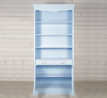 Книжный шкаф Leontina Blue 104X40X220 CM