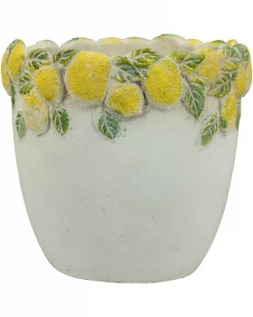 Декоративное кашпо с лимонами 19.5X19.5X19 CM