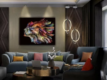 Постер на стекле Polycromy 130X100 CM