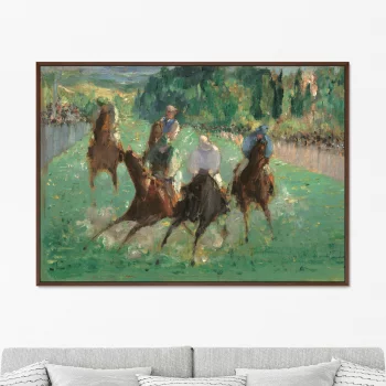 Постер At the Races 105X75 CM