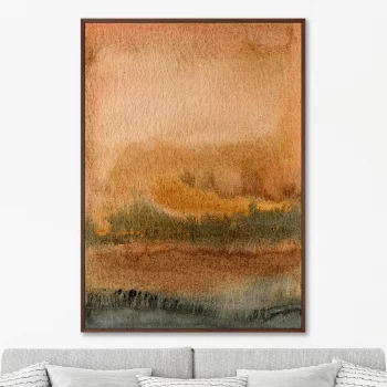 Постер на холсте Landscape August evening 75X105 CM