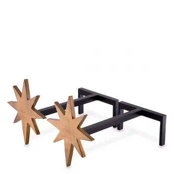 Набор каминных упоров Star, 2 шт. 24X41.5X27 CM