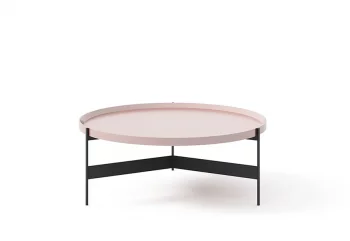 Журнальный столик Плейт M розового цвета 76X33X76 CM