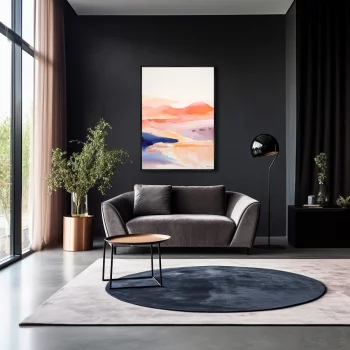 Постер на холсте Spilled ​​Colors 75X105 CM