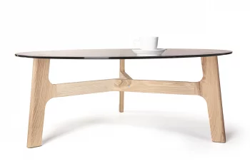 Стол журнальный Вуд Лак 90X35X90 CM