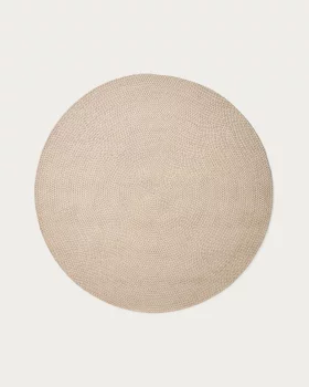 Ковер Despas экрю из синтетического волокна 150X150X1 CM