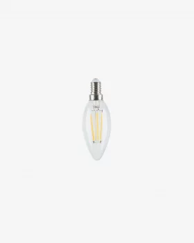 Светодиодная лампа E14 4W, тёплый свет 3.5X3.5X9.7 CM