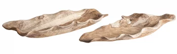 Тиковый декоративный поднос Mezka 80X38X15 CM
