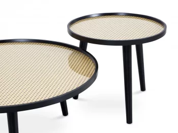 Набор из двух столиков Focus 80X80X35 / 50X50X43 CM