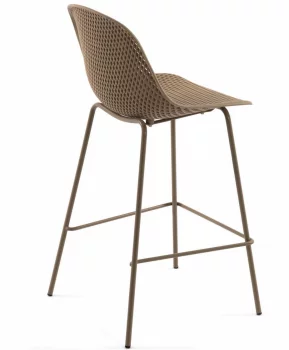 Барный стул Quinby 44X49X107 CM бежевого цвета
