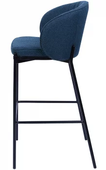 Стул барный Milan 52X54X102 CM тёмно-синий